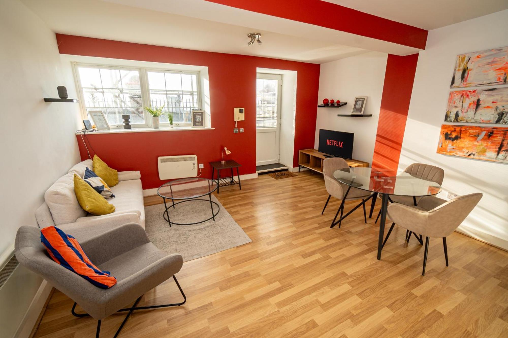 Cozy And Modern 2-Bed Apartment Swansea Eksteriør billede